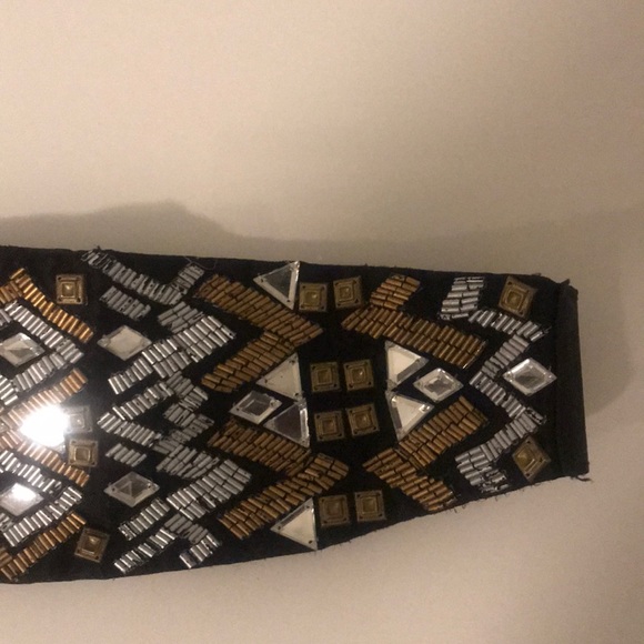 ASOS Beaded and Mirrored Waist Belt. - Picture 4 of 4